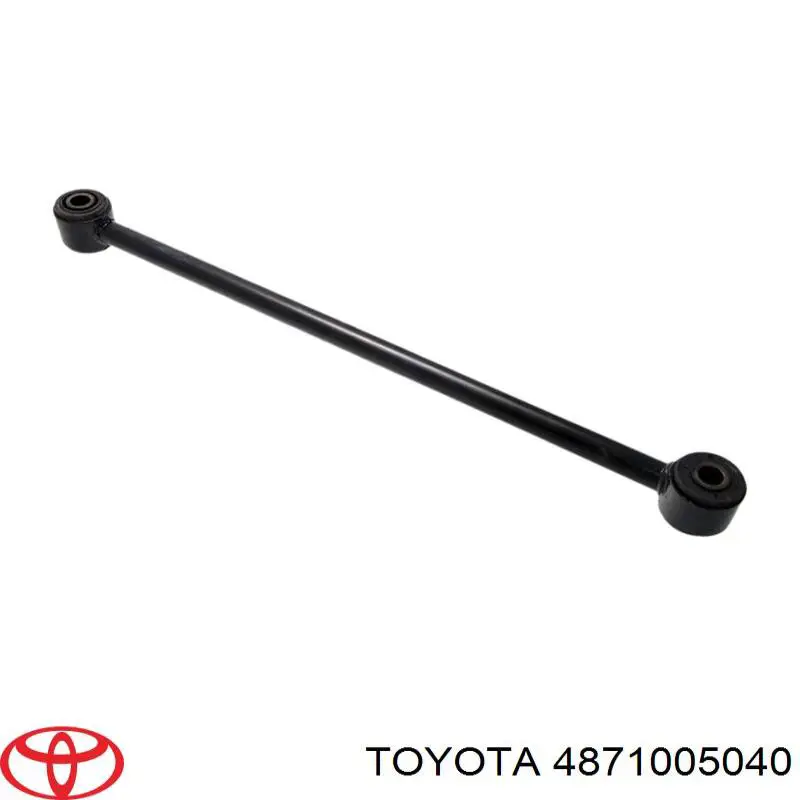 4871005040 Toyota braço oscilante inferior esquerdo de suspensão traseira