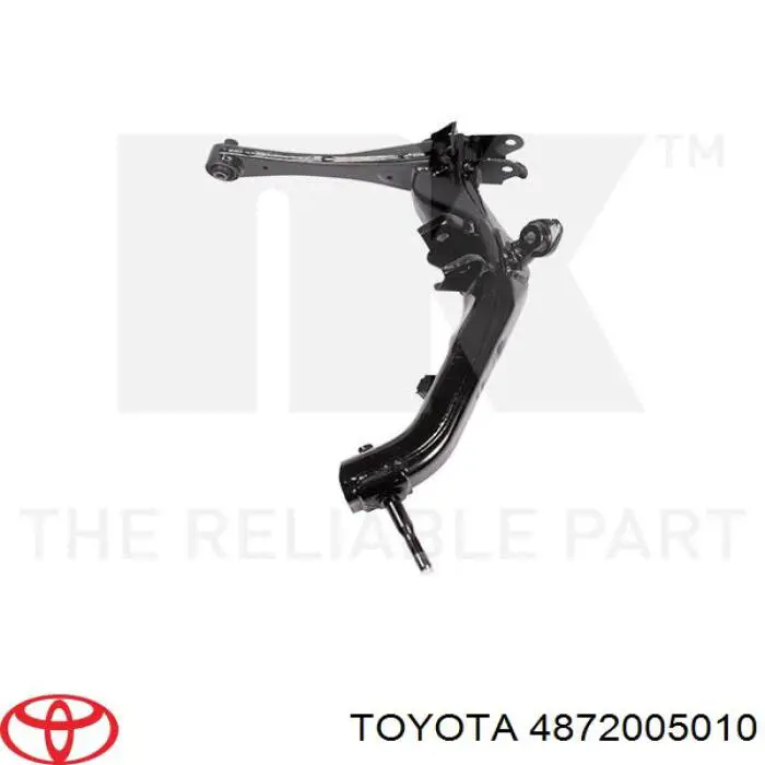Рычаг задней подвески нижний левый Toyota 4872005010 цена, от 86.28 USD