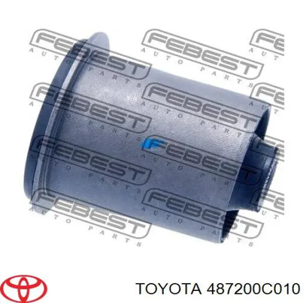 487200C010 Toyota braço oscilante inferior esquerdo de suspensão traseira