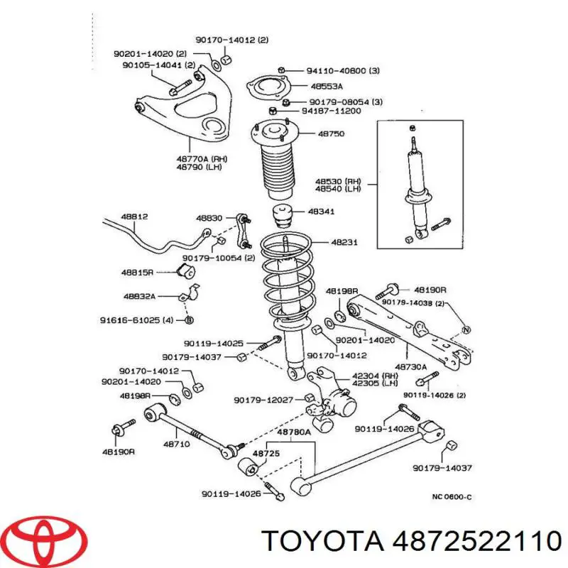 4872522110 Toyota 