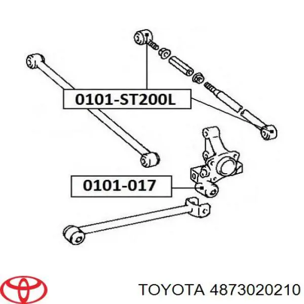 Купить 4873020170 Toyota Тяга поперечная задней подвески