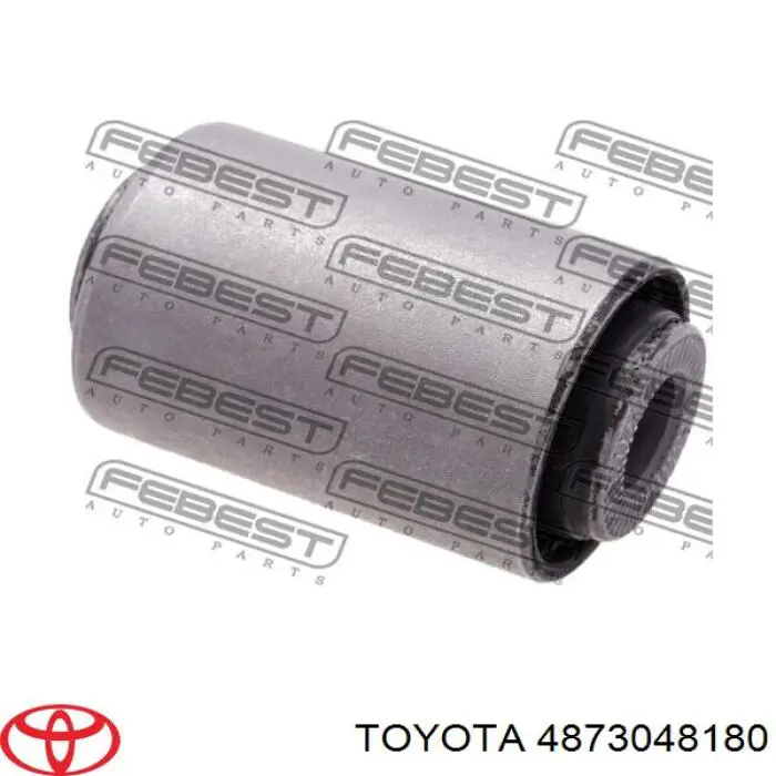 4873048180 Toyota braço oscilante inferior esquerdo de suspensão traseira/direita