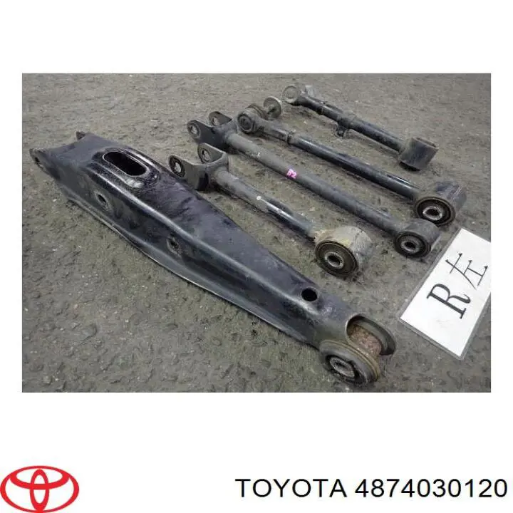 4874030130 Toyota Рычаг задней подвески поперечный, левый