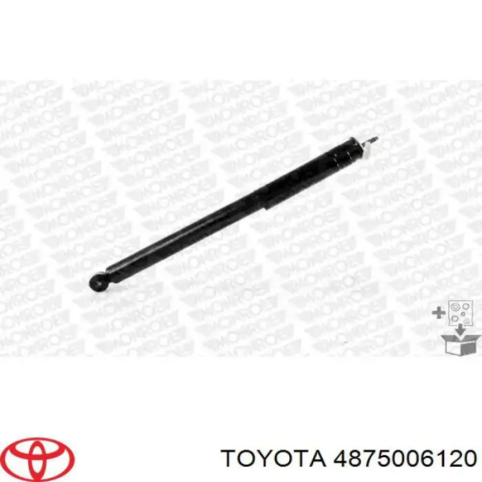 4875006120 Toyota Подушка амортизатора заднего, правого