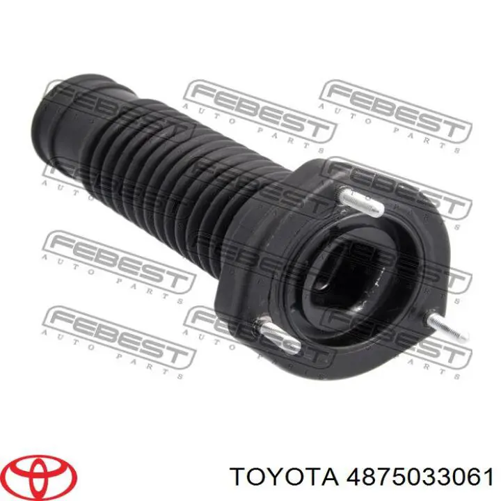 4875033060 Toyota Подушка амортизатора заднего, правого