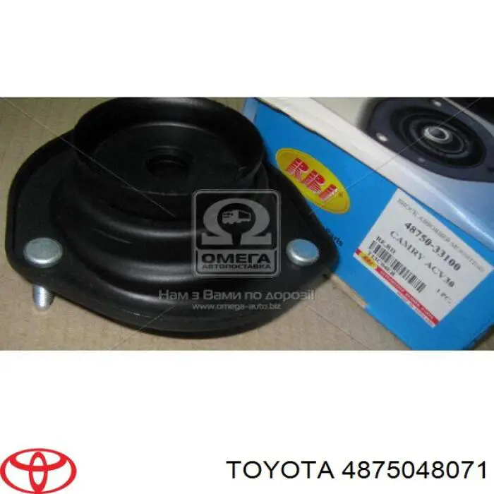 Купить 4875048071 Toyota Опора амортизатора заднего правого