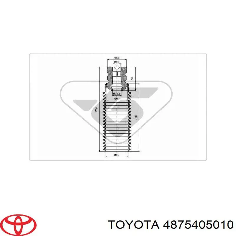 Пыльник заднего амортизатора 60549765 Fiat/Alfa/Lancia