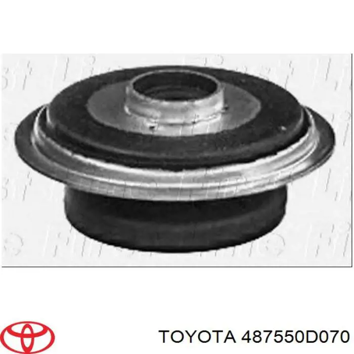 Soporte amortiguador trasero 487550D070 Toyota