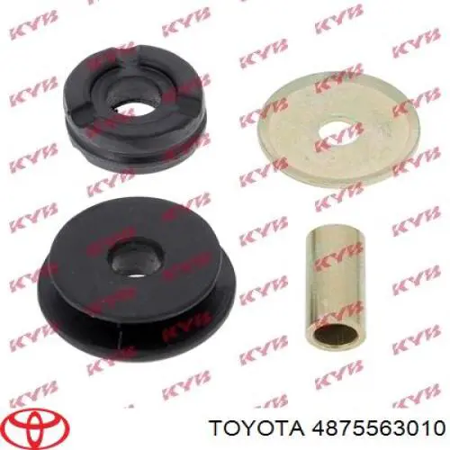 Втулка штока амортизатора заднего Toyota 4875563010 цена, от 4.59 USD