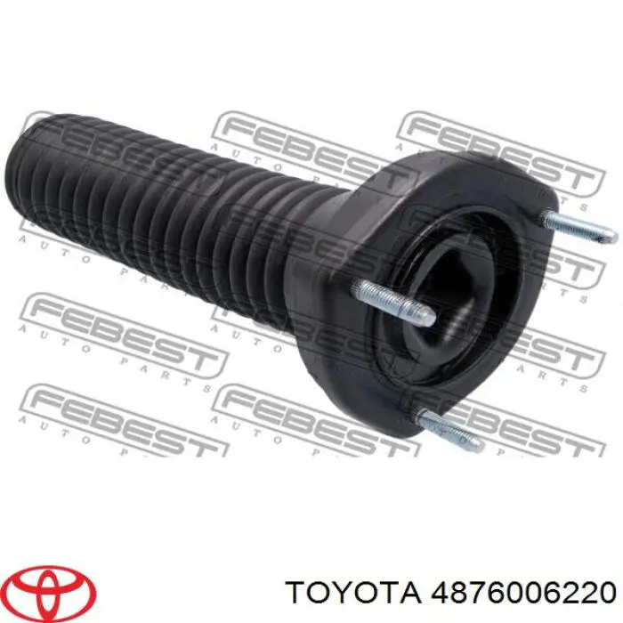 4876006220 Toyota suporte de amortecedor traseiro esquerdo