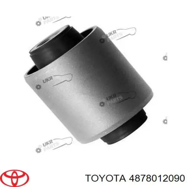 4878012090 Toyota braço oscilante (tração longitudinal inferior esquerdo/direito de suspensão traseira)