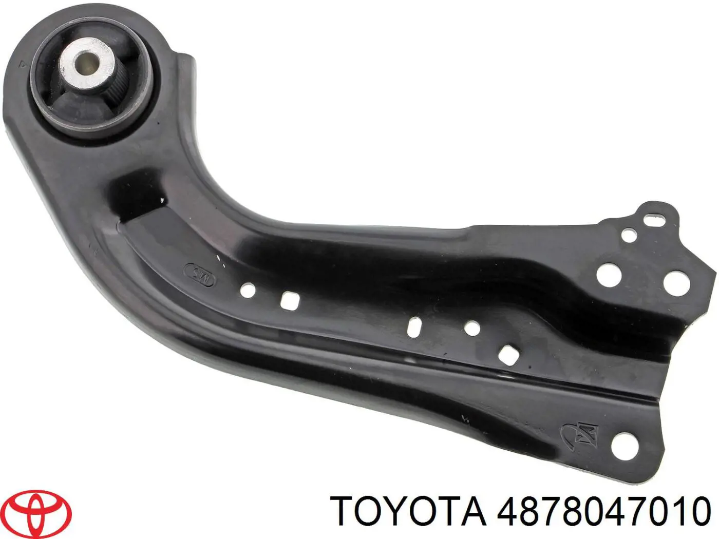 Braço oscilante (tração) longitudinal inferior esquerdo de suspensão traseira para Toyota Corolla (E21)