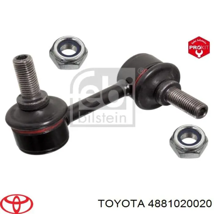 Стойка стабилизатора переднего левая Toyota 4881020020