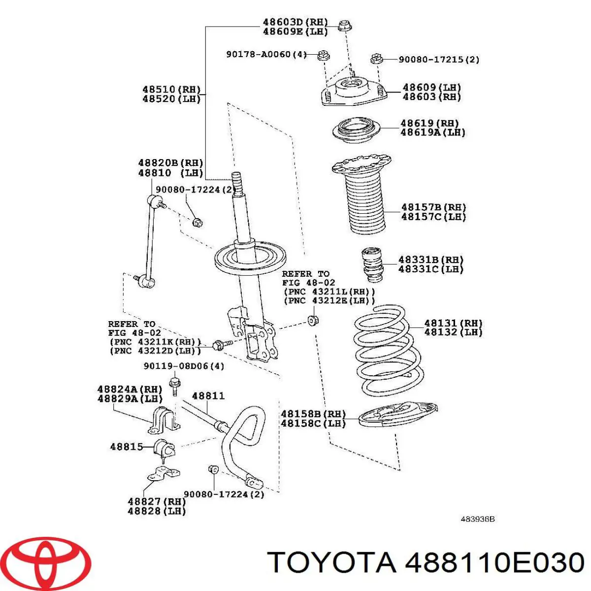  488110E030 Toyota