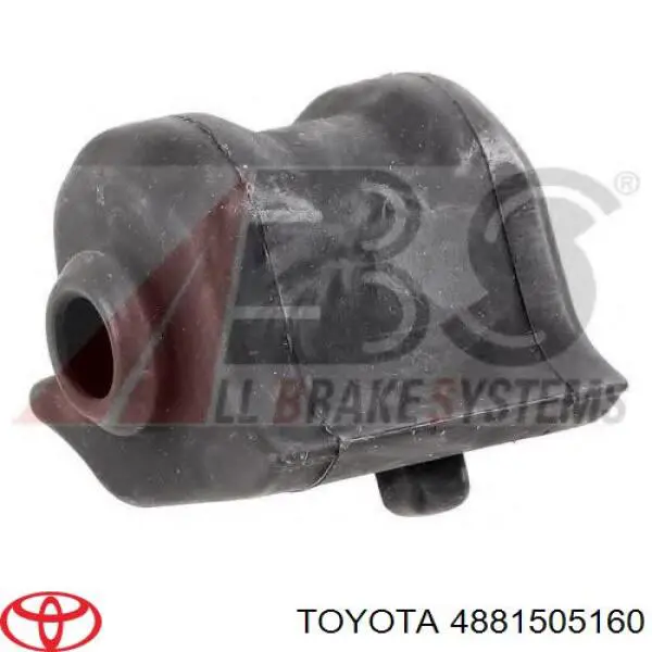 4881505160 Toyota втулка стабилизатора переднего правая