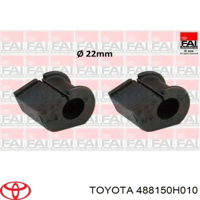 Купить 488150H010 Toyota Втулки переднего стабилизатора