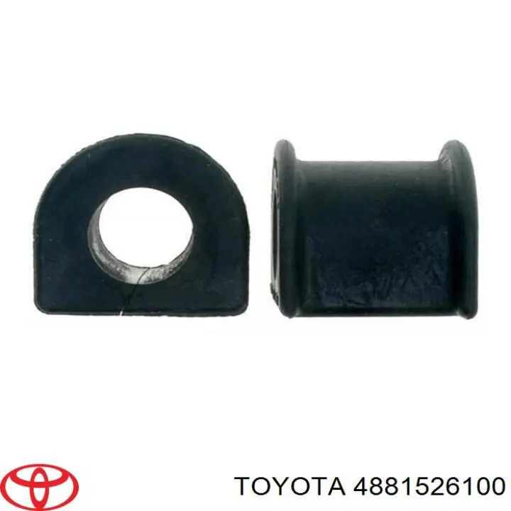 4881526100 Toyota bucha de estabilizador traseiro