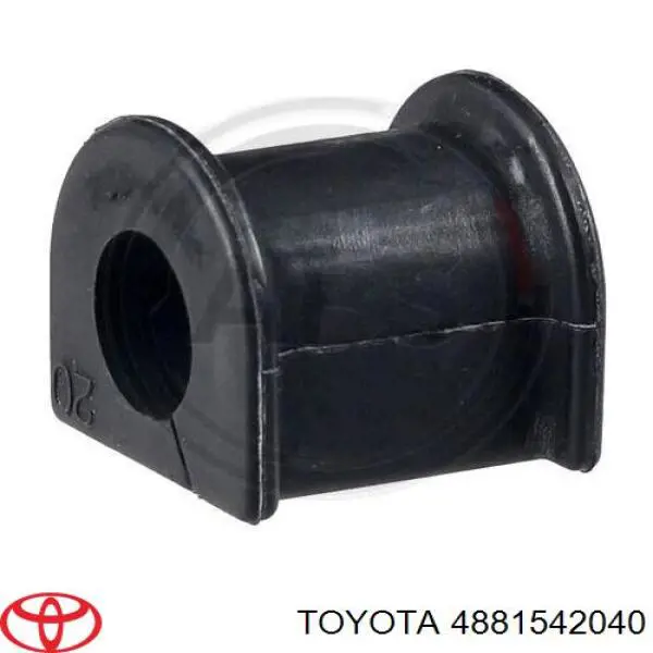 Casquillo de barra estabilizadora trasera 4881542040 Toyota
