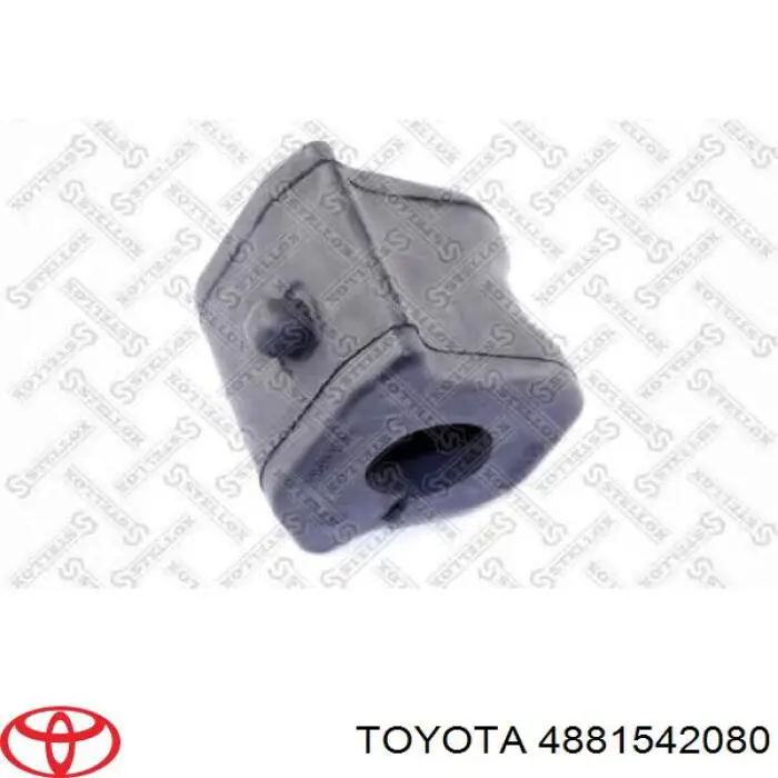 4881542080 Toyota bucha direita de estabilizador dianteiro