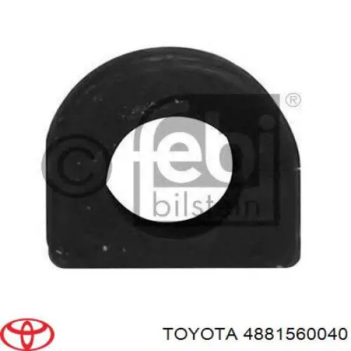 Casquillo de barra estabilizadora trasera 4881560040 Toyota