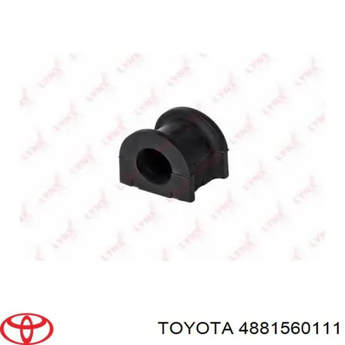 Втулка переднего стабилизатора Toyota 4881560111 цена, от 7.38 USD