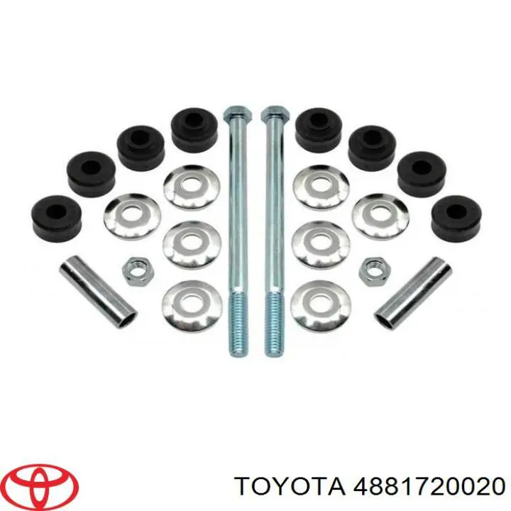 4881720020 Toyota bucha de suporte de estabilizador traseiro