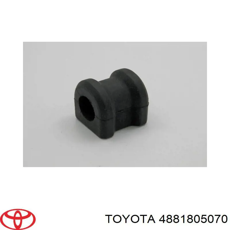 4881805070 Toyota bucha de estabilizador traseiro