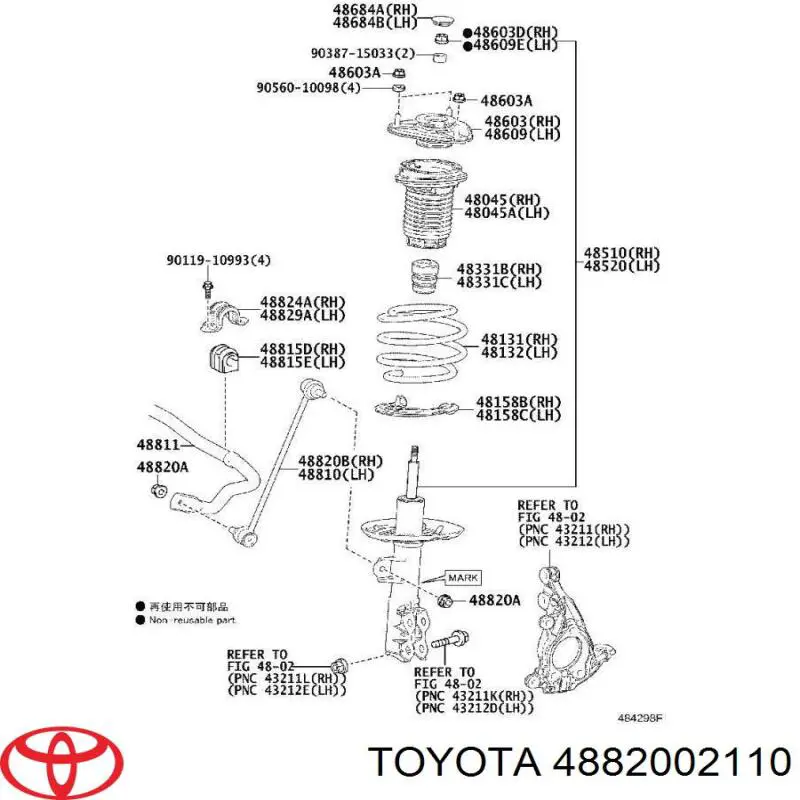 4882002110 Toyota 