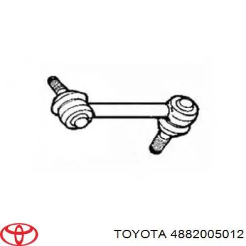 Стойка стабилизатора переднего правая Toyota 4882005012