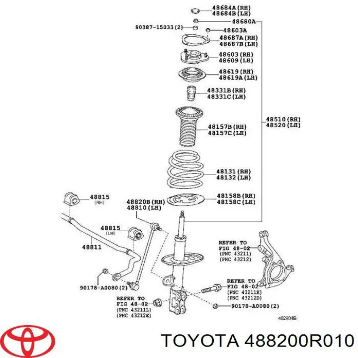 488200R010 Toyota/Lexus