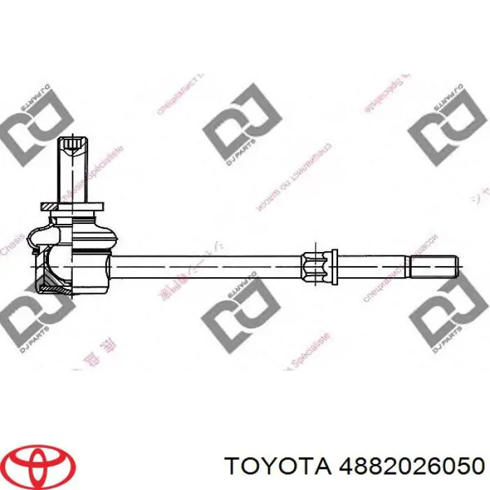 4882026050 Toyota montante de estabilizador dianteiro