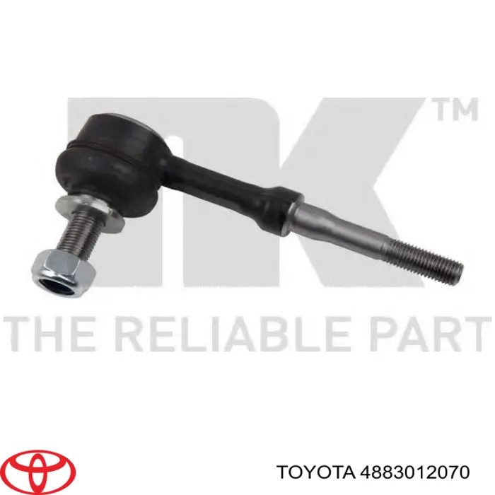 4883012070 Toyota montante de estabilizador traseiro