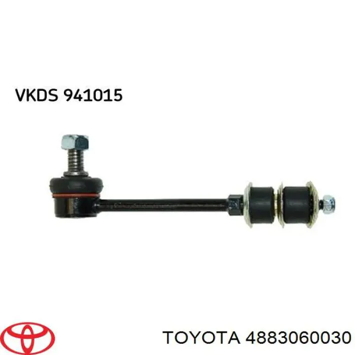 Montante de estabilizador traseiro 4883060030 Toyota