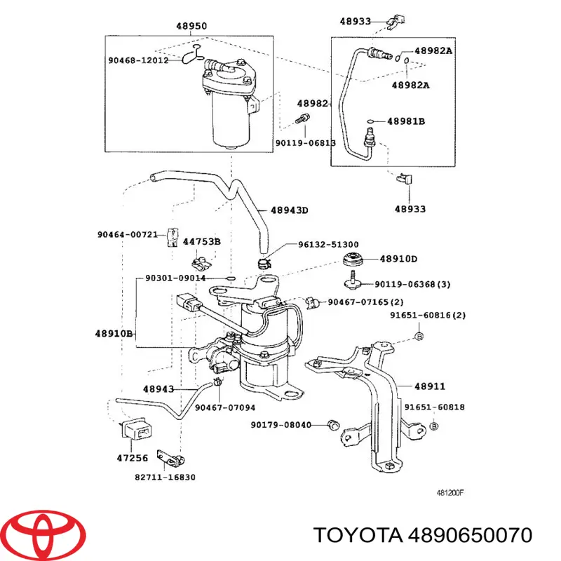 4890650070 Toyota 