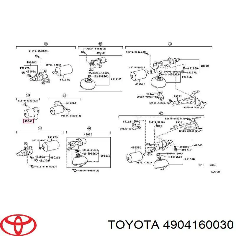  4904160030 Toyota