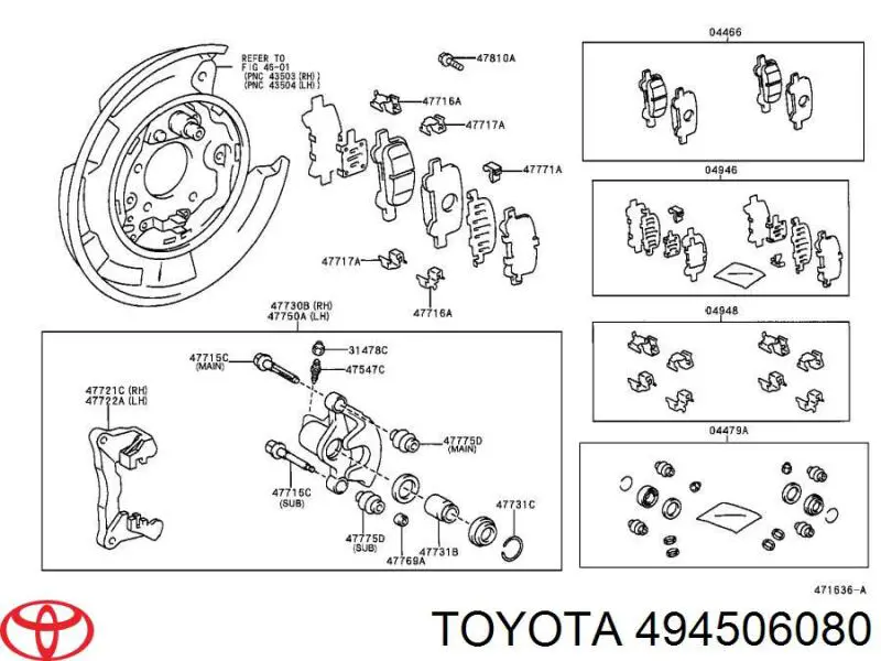  494506080 Toyota