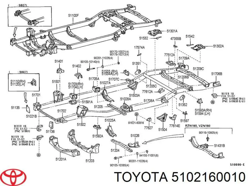  Toyota 5102160010 цена, от 246.31 USD