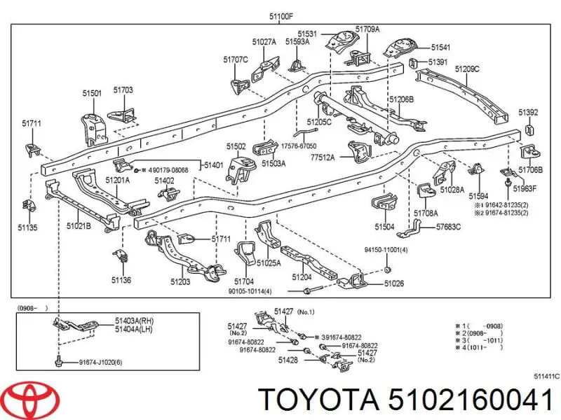  5102160041 Toyota