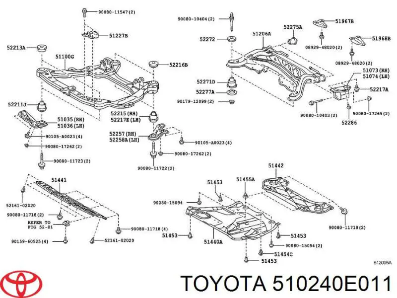  510240E011 Toyota