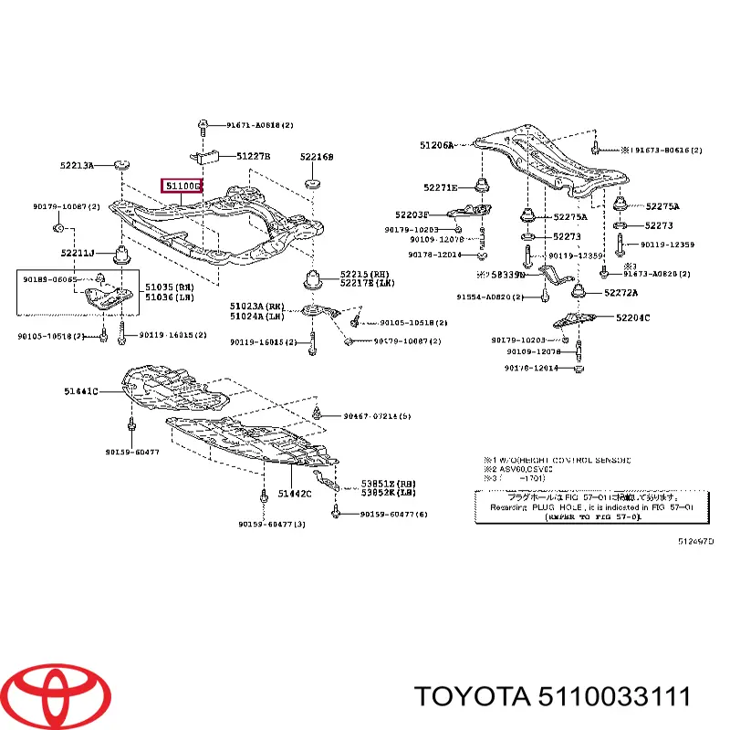 5110033111 Toyota 