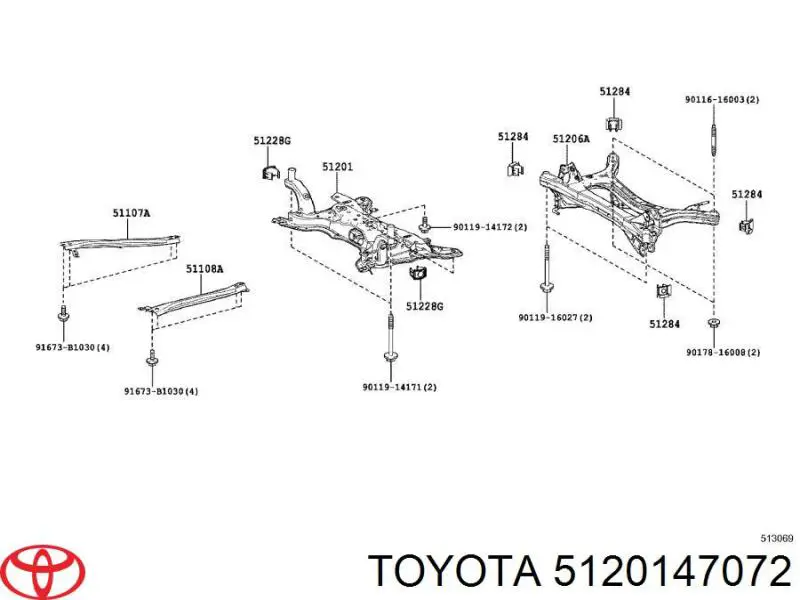  5120147072 Toyota