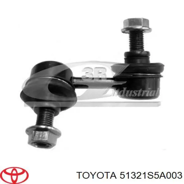 Стойка переднего стабилизатора левая 51321S5A003 Toyota