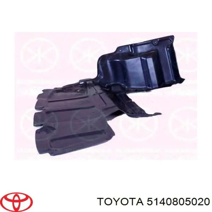 5140805020 Toyota proteção de motor direito