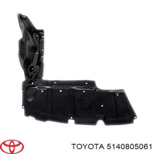 5140805060 Toyota защита двигателя правая