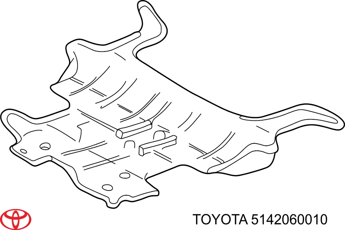 Крышка мотора декоративная 5142060010 Toyota