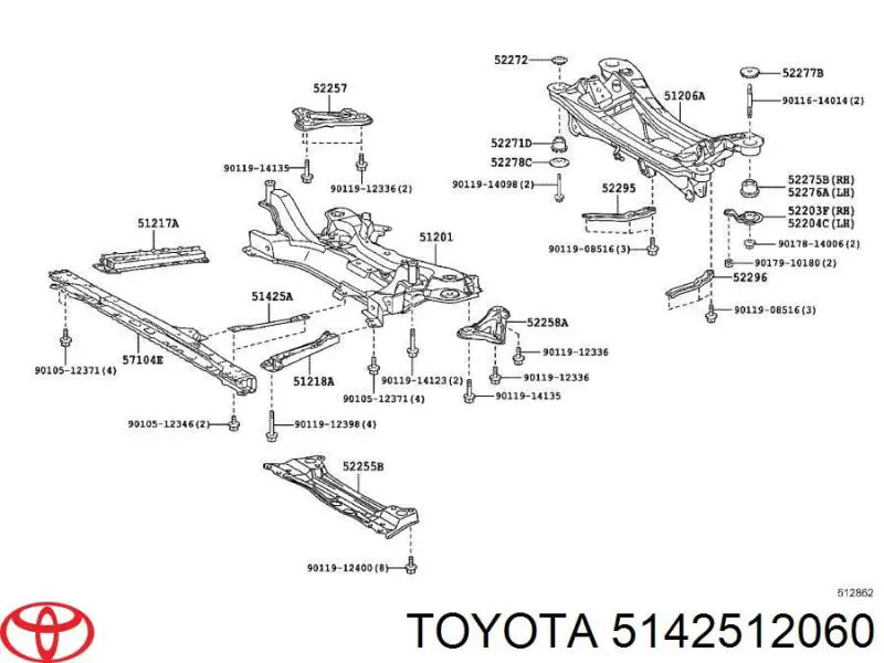 5142512060 Toyota 