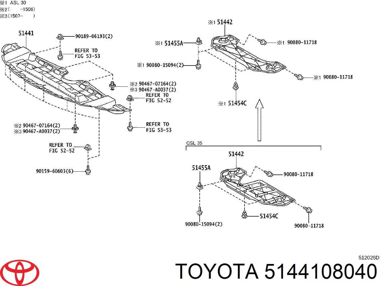 5144108040 Toyota 