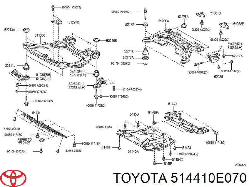  514410E070 Toyota