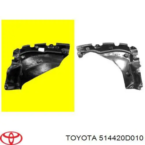 Защита двигателя левая Toyota 514420D010 цена, от 17.74 USD