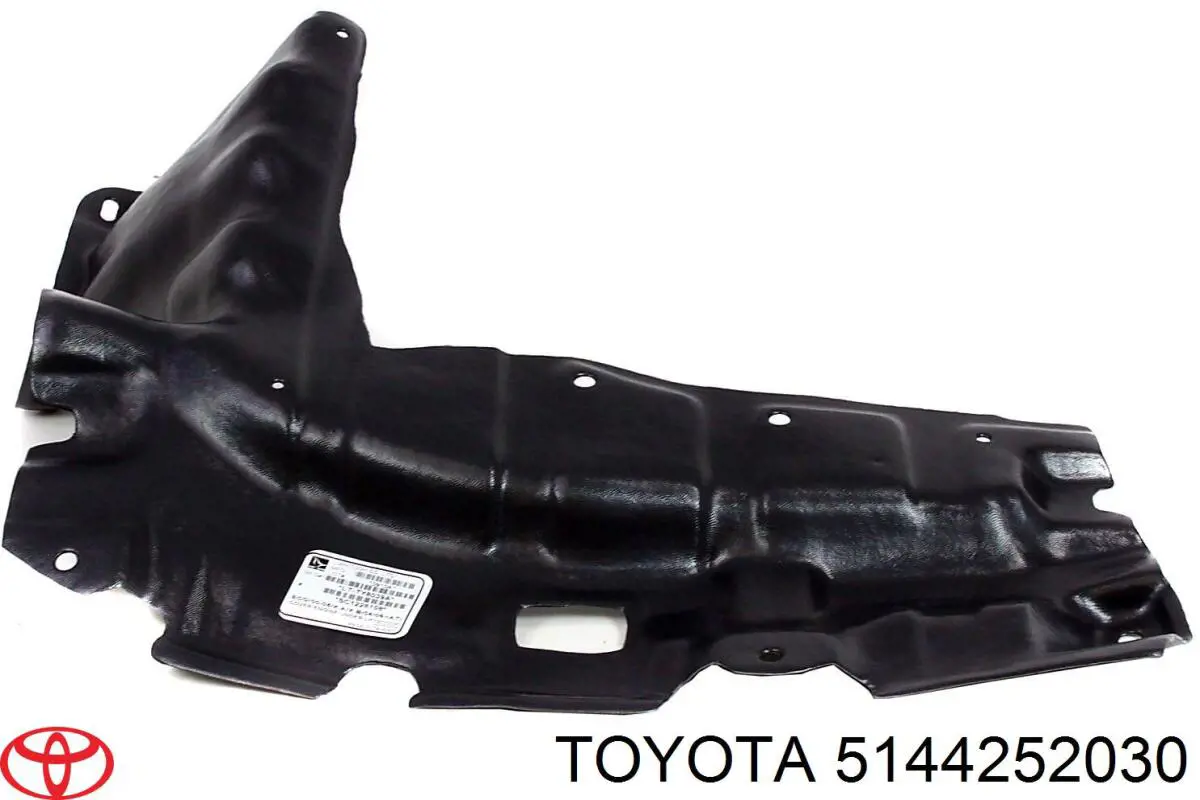 Защита двигателя левая на Toyota Yaris P10
